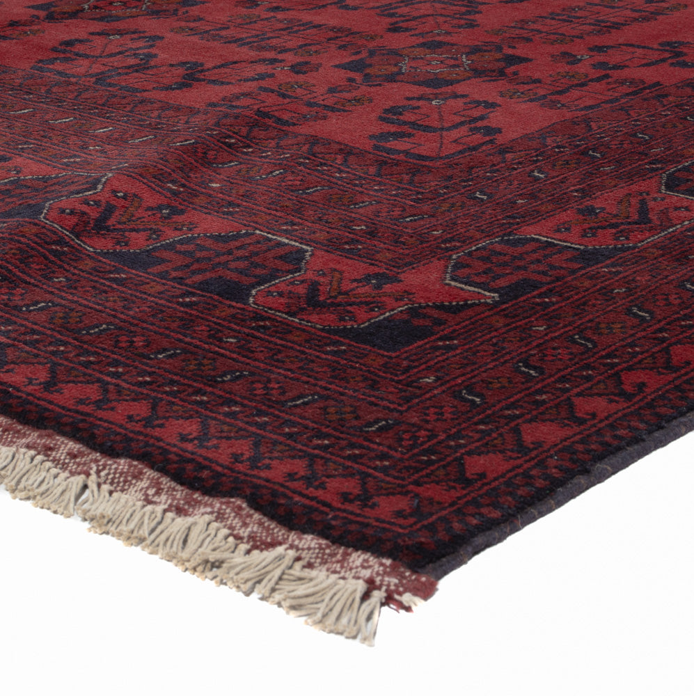 Afghan Teppich - Kunduz - 292 x 205 cm - rot