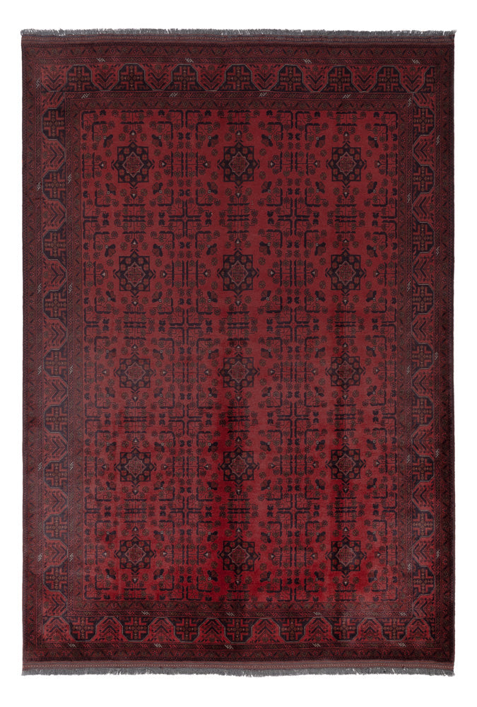 Afghan Teppich - Kunduz - 286 x 197 cm - rot