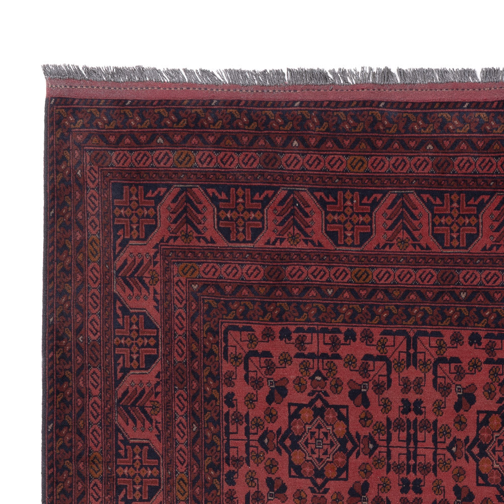 Afghan Teppich - Kunduz - 291 x 192 cm - rot