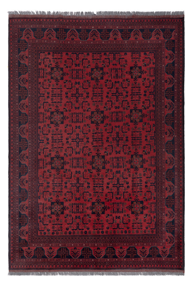 Afghan Teppich - Kunduz - 285 x 199 cm - rot