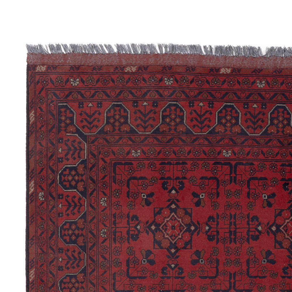 Afghan Teppich - Kunduz - 292 x 187 cm - rot