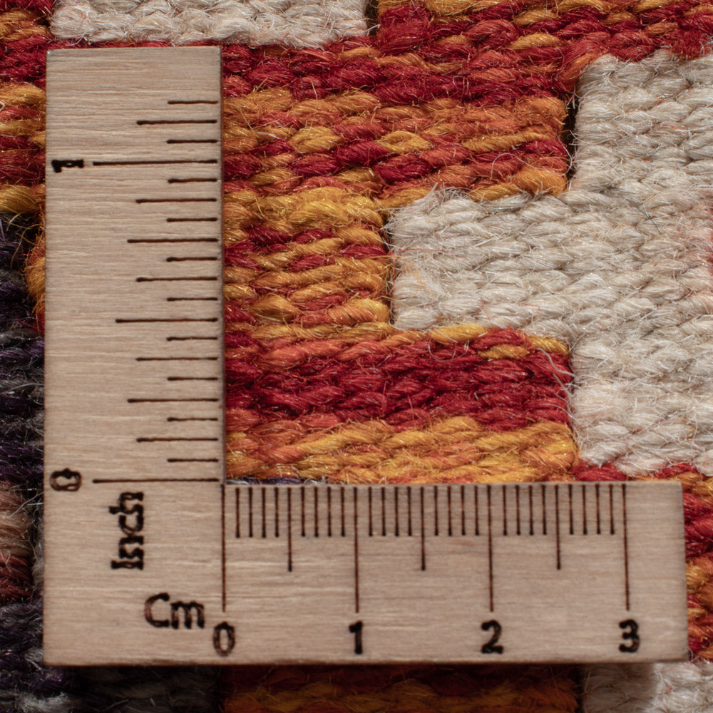 Läufer Kelim - Splash - 204 x 84 cm - mehrfarbig