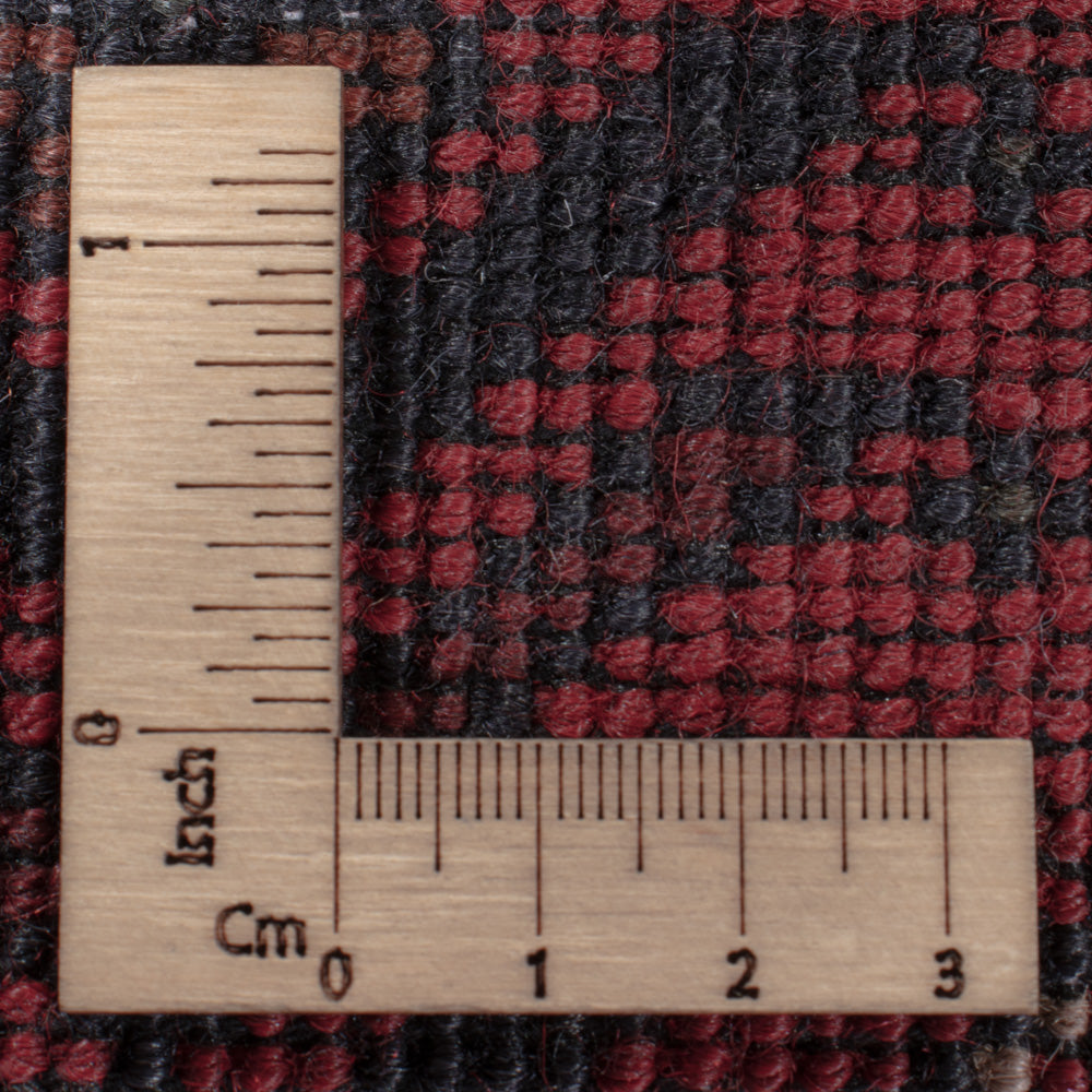 Afghan Teppich - Kunduz - 242 x 161 cm - dunkelrot