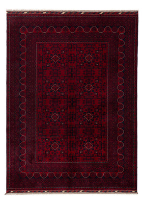 Afghan Teppich - Kunduz - 233 x 170 cm - dunkelrot