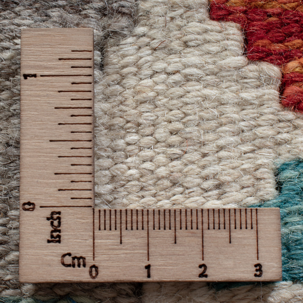 Läufer Kelim - Splash - 195 x 82 cm - mehrfarbig