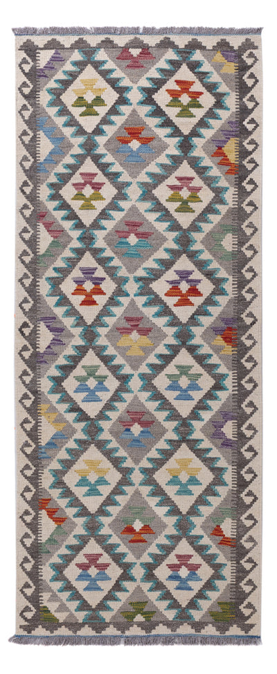 Kilim Maimana Alfombra 80x206cm - Alfombra de lana