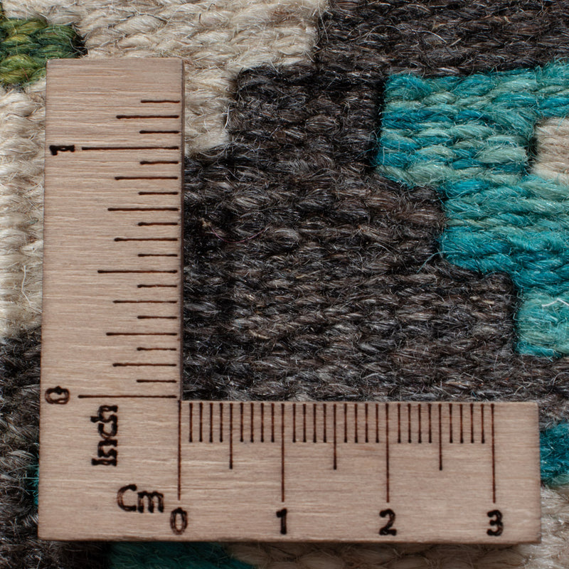 Läufer Kelim - Splash - 206 x 80 cm - mehrfarbig