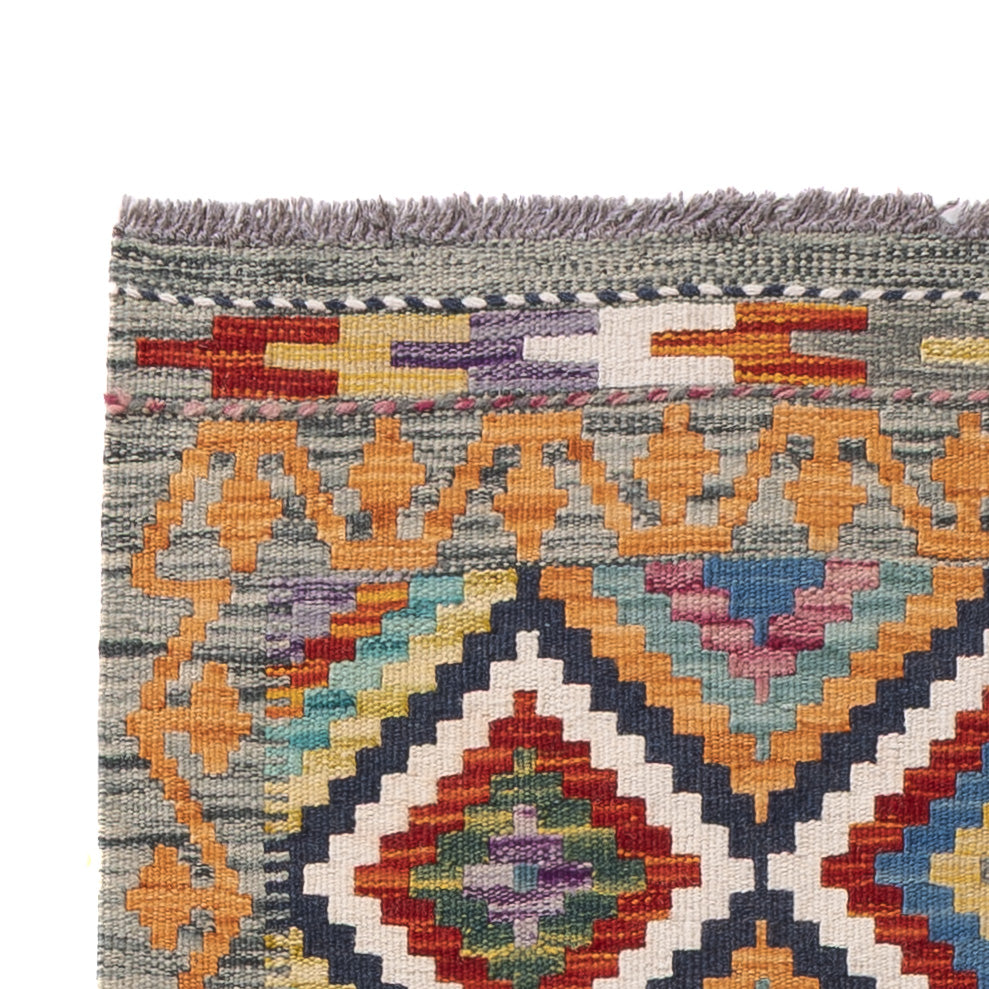 Kilim Maimana Alfombra 84x197cm - Alfombra de lana