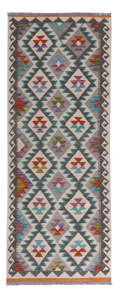 Kilim Maimana Alfombra 79x209cm - Alfombra de lana