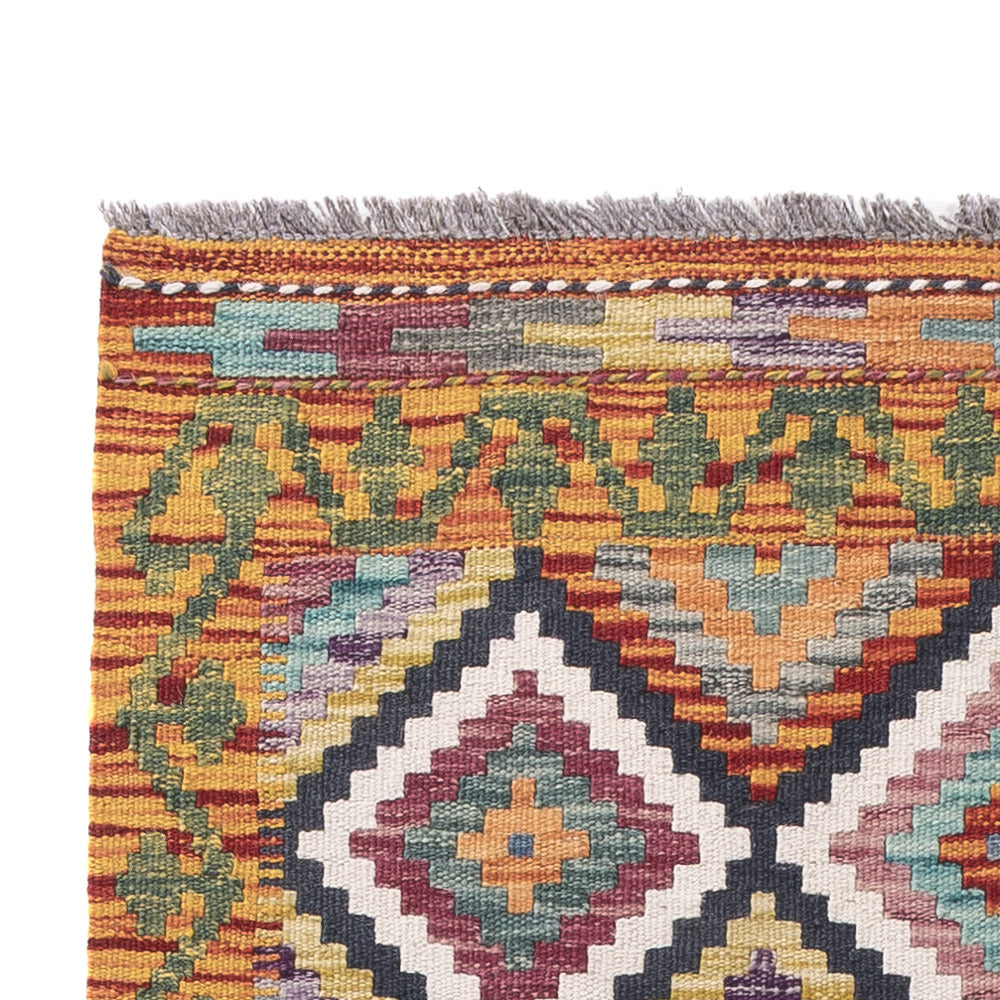Kilim Maimana Alfombra 84x197cm - Alfombra de lana