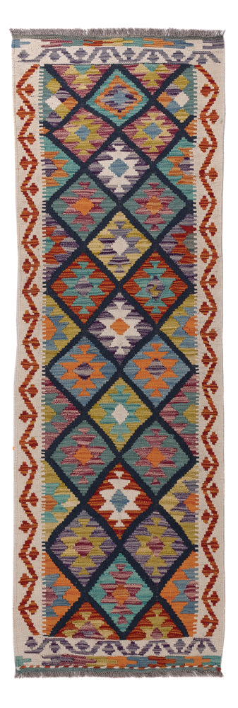 Kilim Maimana Alfombra 66x210cm - Alfombra de lana