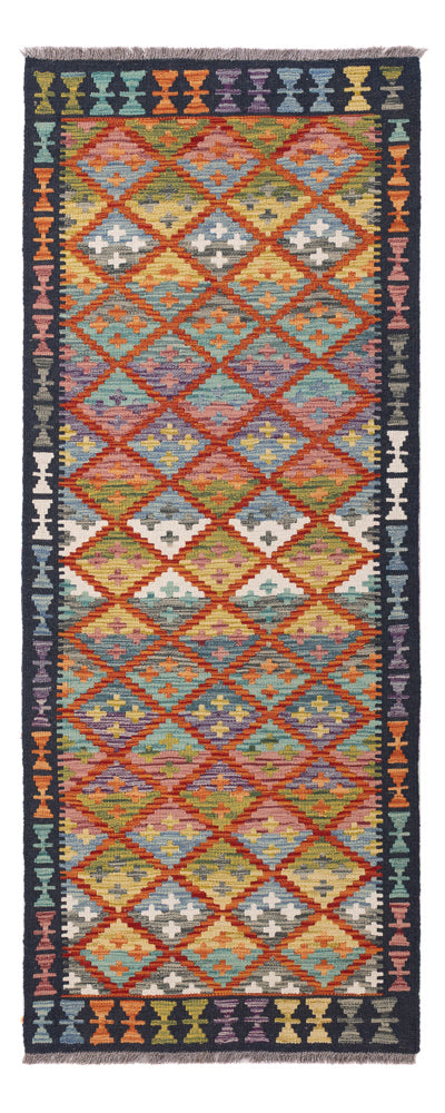 Kilim Maimana Alfombra 80x204cm - Alfombra de lana