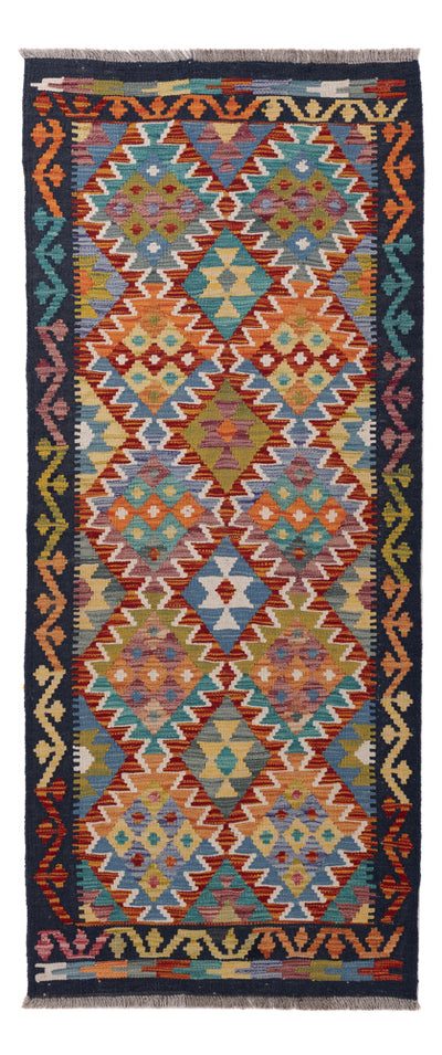 Kilim Maimana Alfombra 83x197cm - Alfombra de lana