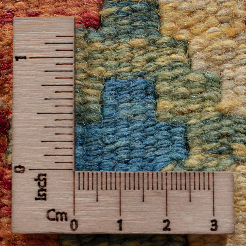 Läufer Kelim - Splash - 200 x 62 cm - mehrfarbig