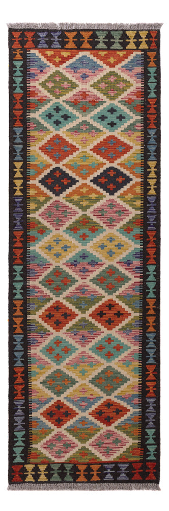 Kilim Maimana Alfombra 65x196cm - Alfombra de lana