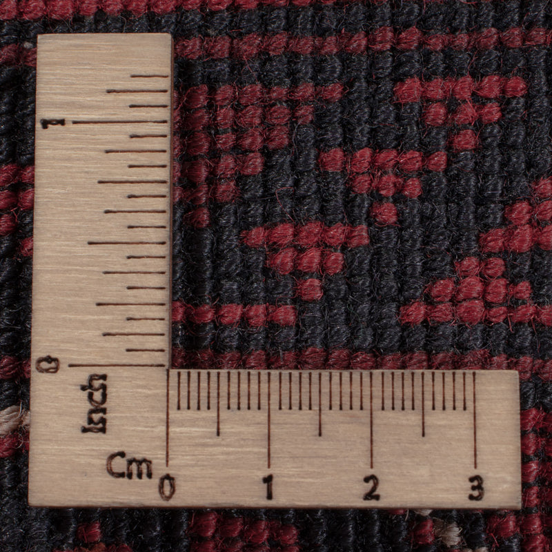 Afghan Teppich - Kunduz - 239 x 170 cm - dunkelrot