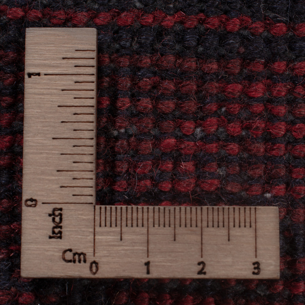 Afghan Teppich - Filpa - 302 x 252 cm - dunkelrot