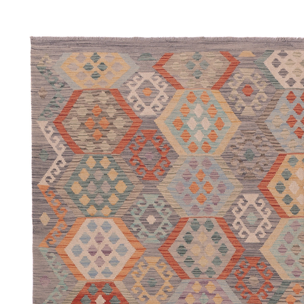 Kilim Maimana Alfombra 353x258cm - Alfombra de lana