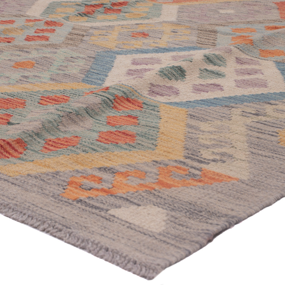 Kelim Teppich - Splash - 350 x 256 cm - mehrfarbig