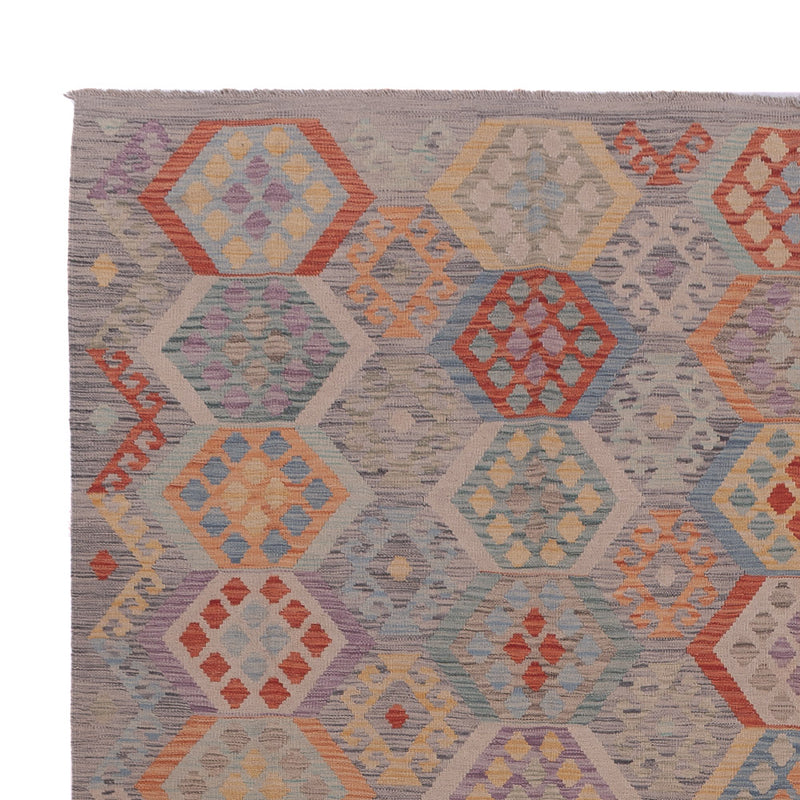 Kelim Teppich - Splash - 350 x 256 cm - mehrfarbig