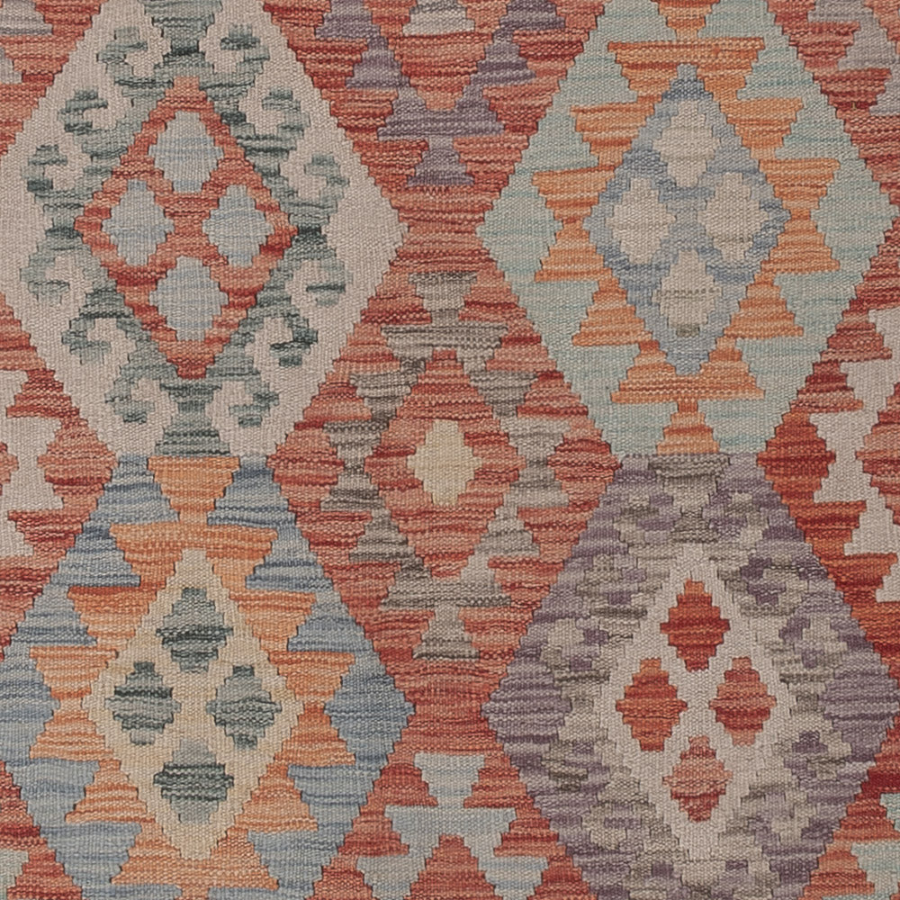 Kelim Teppich - Splash - 307 x 250 cm - mehrfarbig