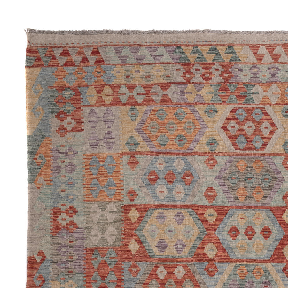 Kilim Maimana Alfombra 298x247cm - Alfombra de lana