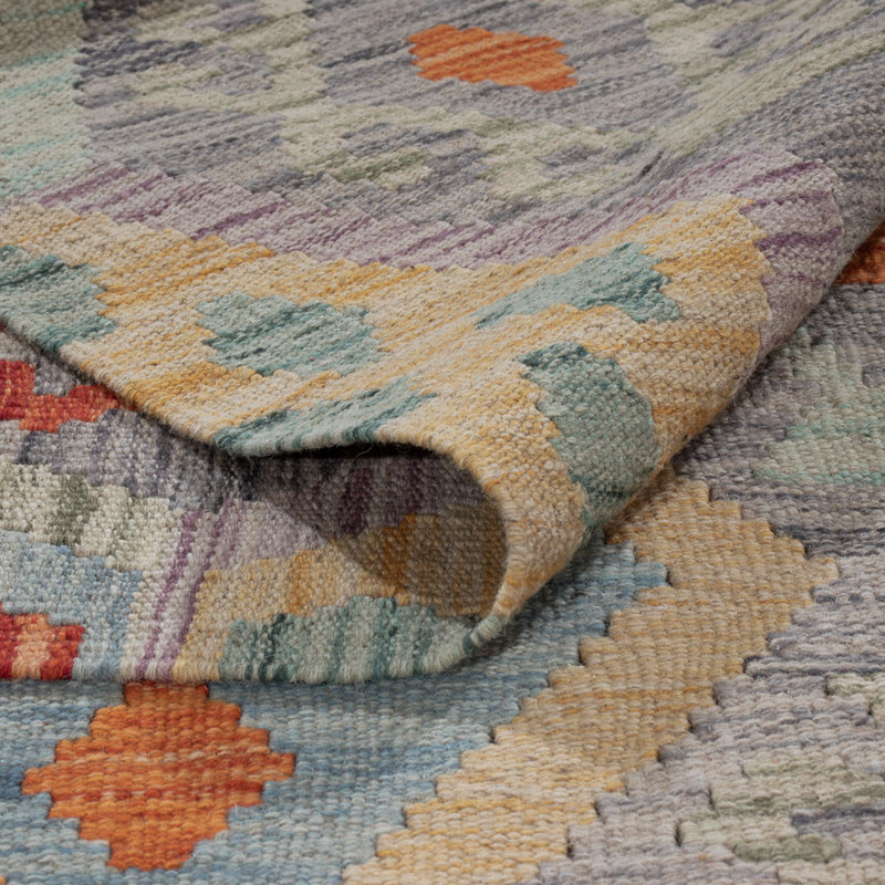 Kelim Teppich - Splash - 296 x 201 cm - mehrfarbig