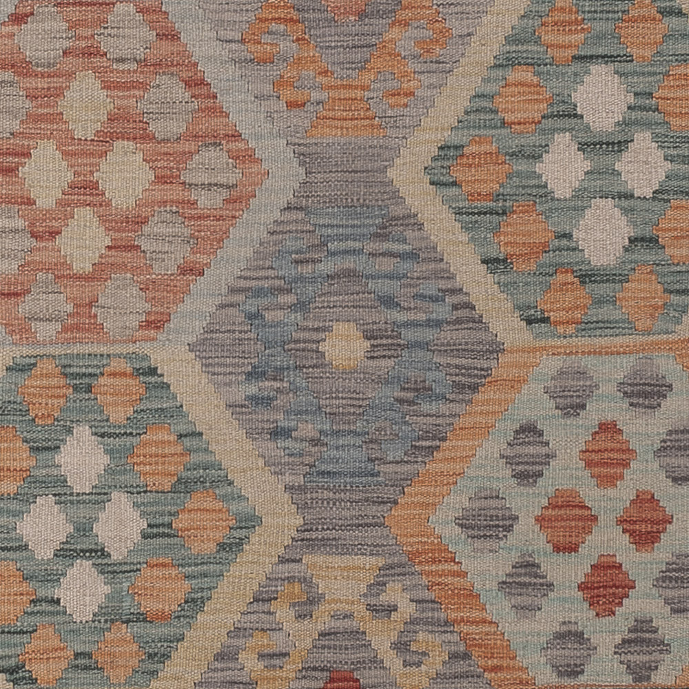 Kelim Teppich - Splash - 297 x 208 cm - mehrfarbig