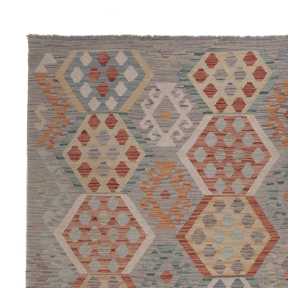 Kilim Maimana Alfombra 297x208cm - Alfombra de lana