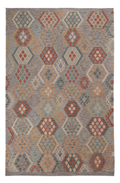 Kilim Maimana Alfombra 198x297cm - Alfombra de lana