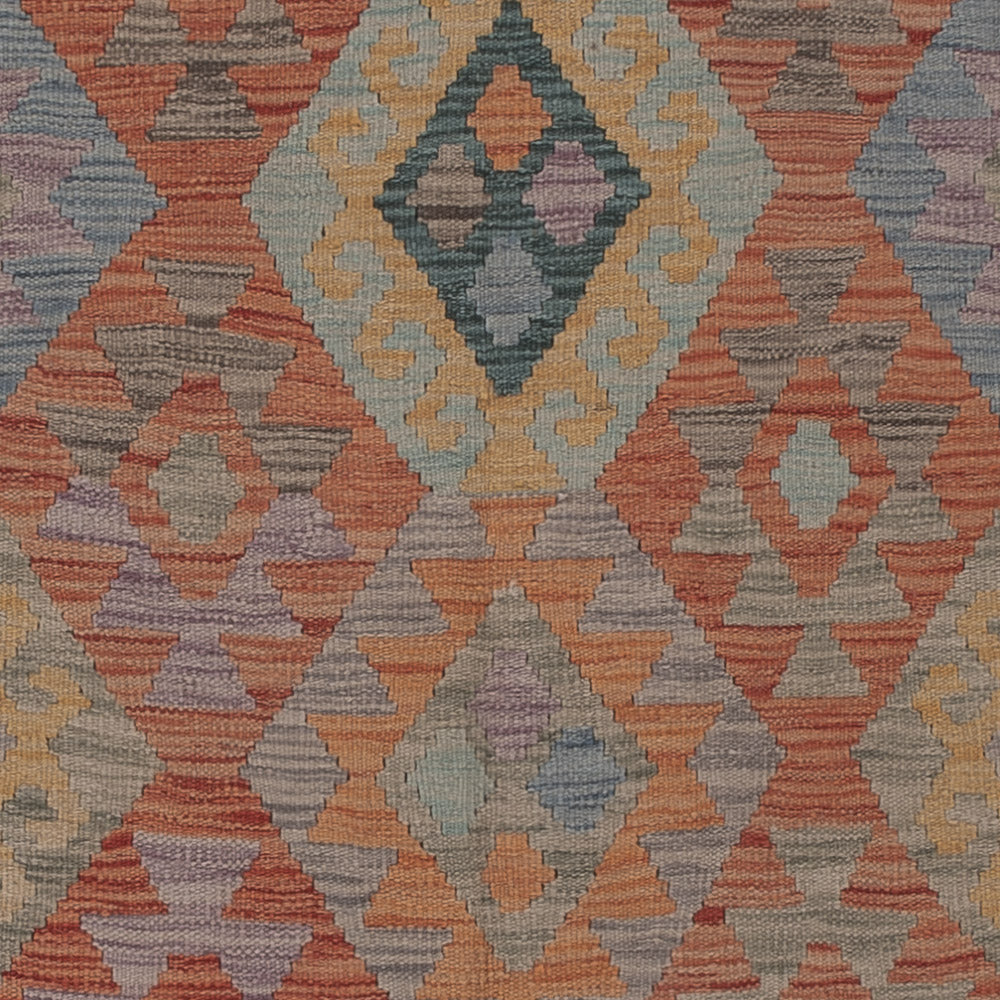 Kelim Teppich - Splash - 301 x 197 cm - mehrfarbig