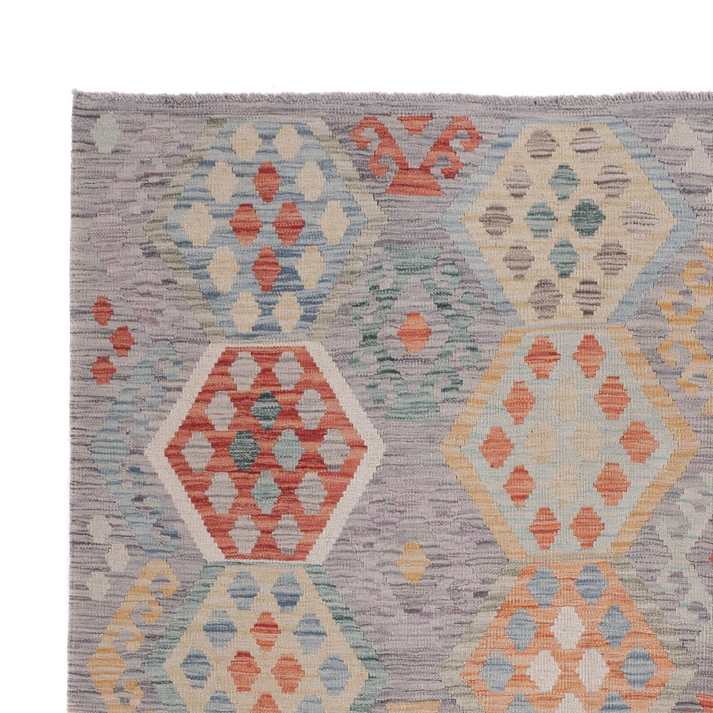 Kilim Maimana Alfombra 299x211cm - Alfombra de lana