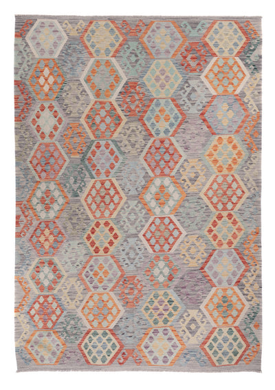 Kilim Maimana Alfombra 211x297cm - Alfombra de lana