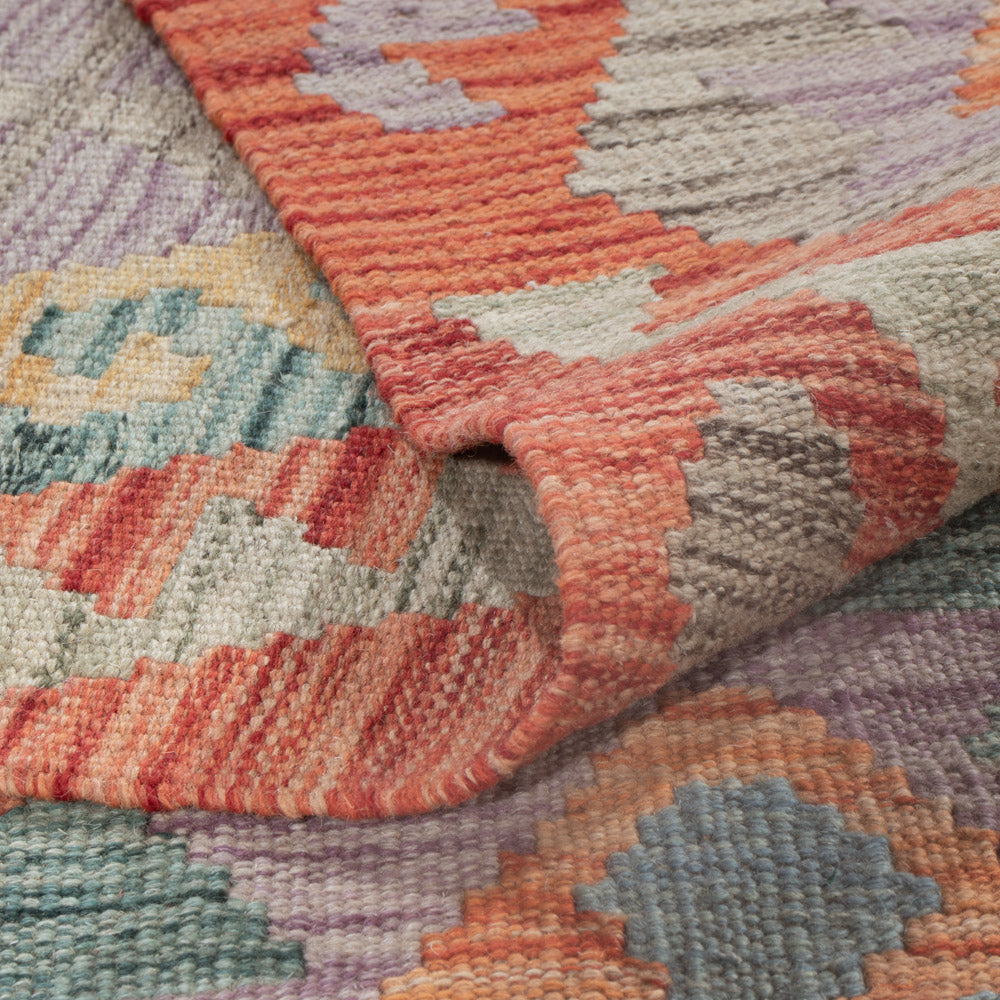 Kelim Teppich - Splash - 305 x 251 cm - mehrfarbig