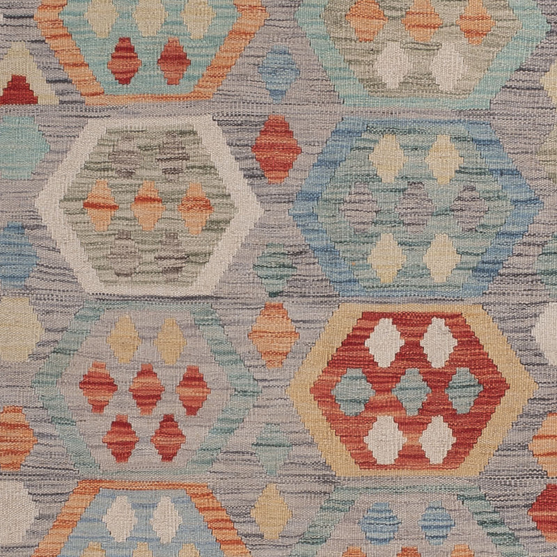 Kelim Teppich - Splash - 252 x 183 cm - mehrfarbig