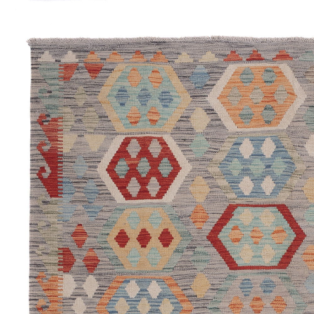 Kilim Maimana Alfombra 252x183cm - Alfombra de lana