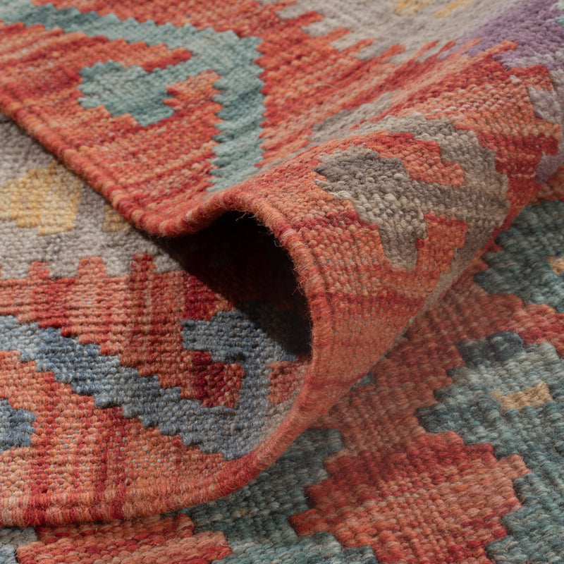 Kelim Teppich - Splash - 243 x 178 cm - mehrfarbig