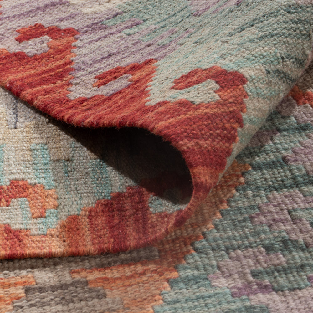 Kelim Teppich - Splash - 252 x 182 cm - mehrfarbig