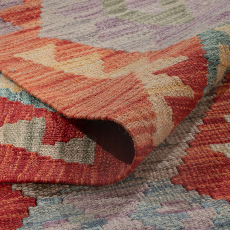 Kelim Teppich - Splash - 252 x 178 cm - mehrfarbig