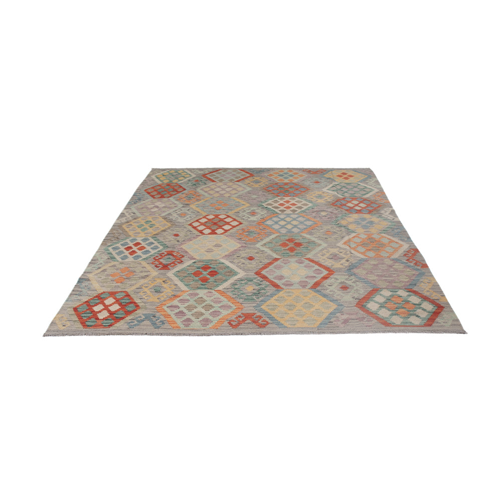 Kelim Teppich - Splash - 238 x 176 cm - mehrfarbig