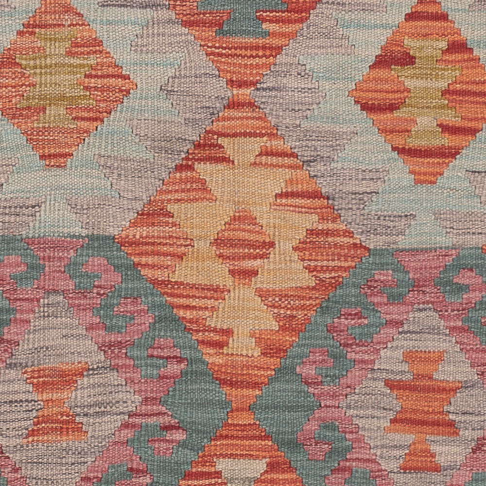 Kelim Teppich - Splash - 196 x 147 cm - mehrfarbig