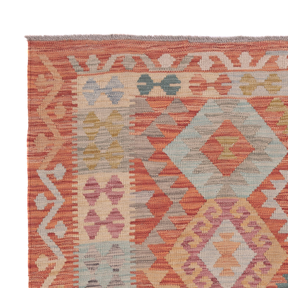 Kilim Maimana Alfombra 196x147cm - Alfombra de lana