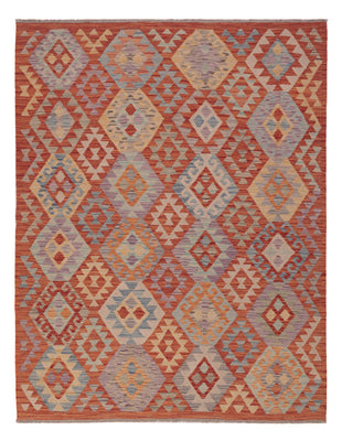 Kelim Teppich - Splash - 201 x 159 cm - mehrfarbig