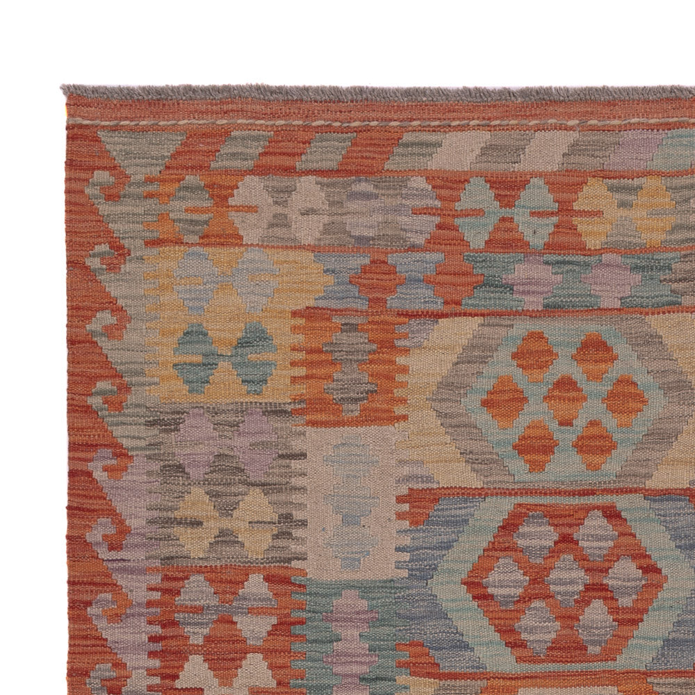 Kelim Teppich - Splash - 198 x 150 cm - mehrfarbig