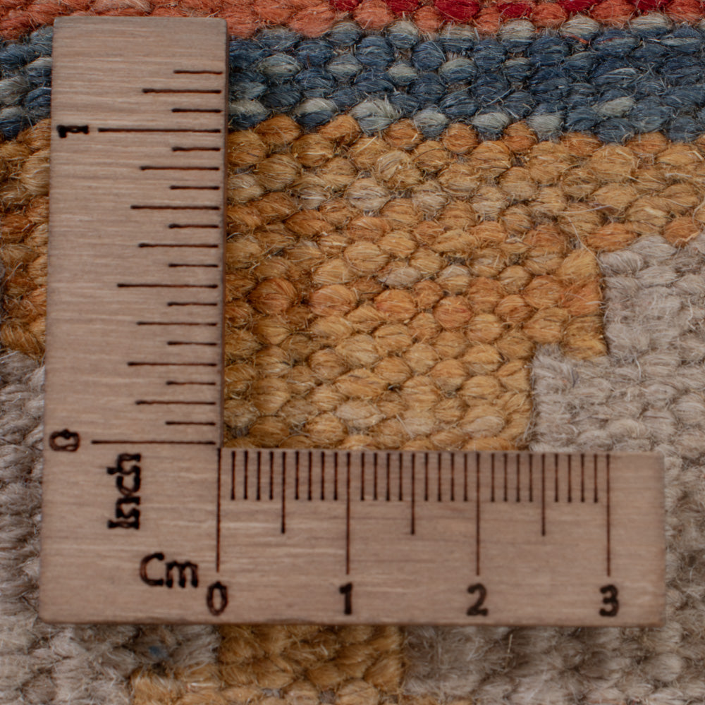 Kelim Teppich - Splash - 193 x 150 cm - mehrfarbig