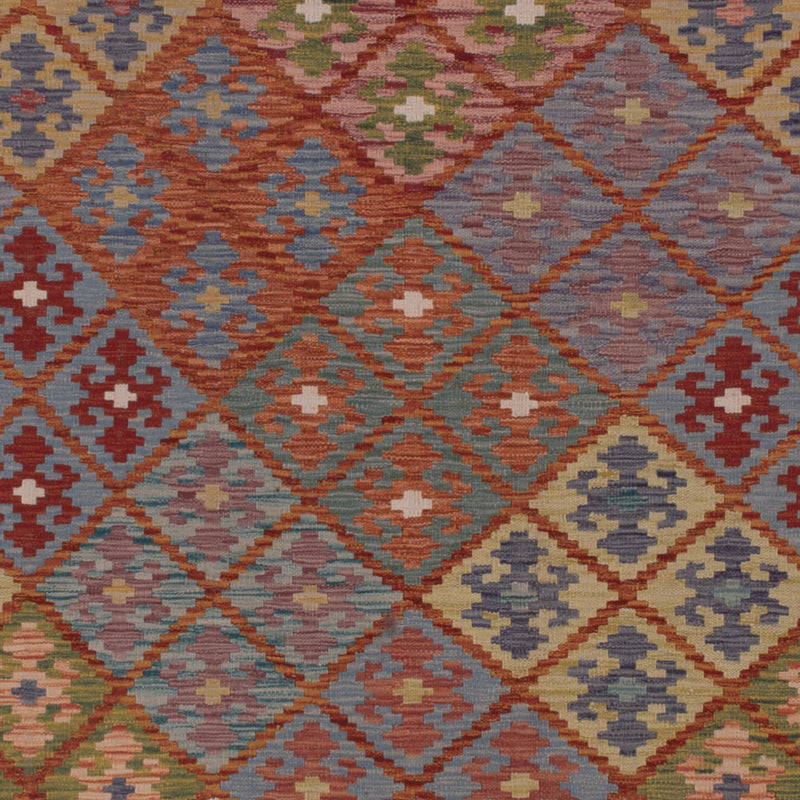 Läufer Kelim - Splash - 507 x 360 cm - mehrfarbig