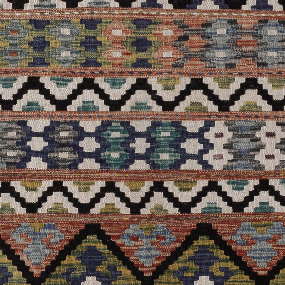 Kelim Teppich - Splash - 288 x 203 cm - mehrfarbig