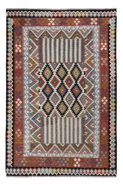 Kilim Maimana Alfombra 206x303cm - Alfombra de lana