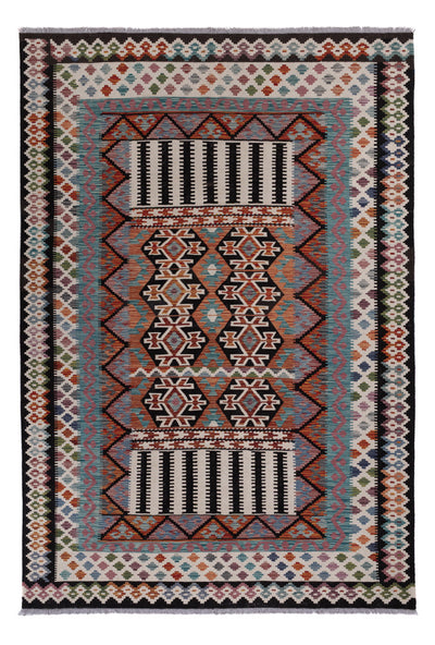 Kilim Maimana Alfombra 203x297cm - Alfombra de lana