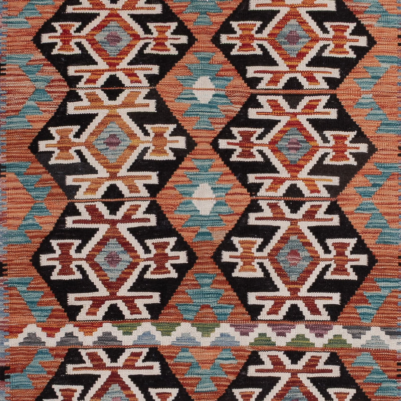 Kelim Teppich - Splash - 297 x 203 cm - mehrfarbig